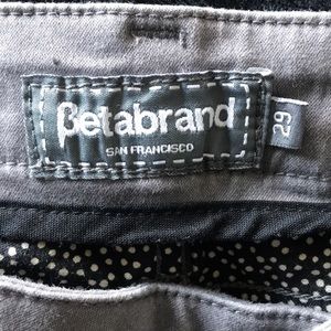 Betabrand San Francisco Grey Jeans size 29